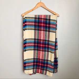 ASOS multicolor plaid blanket scarf